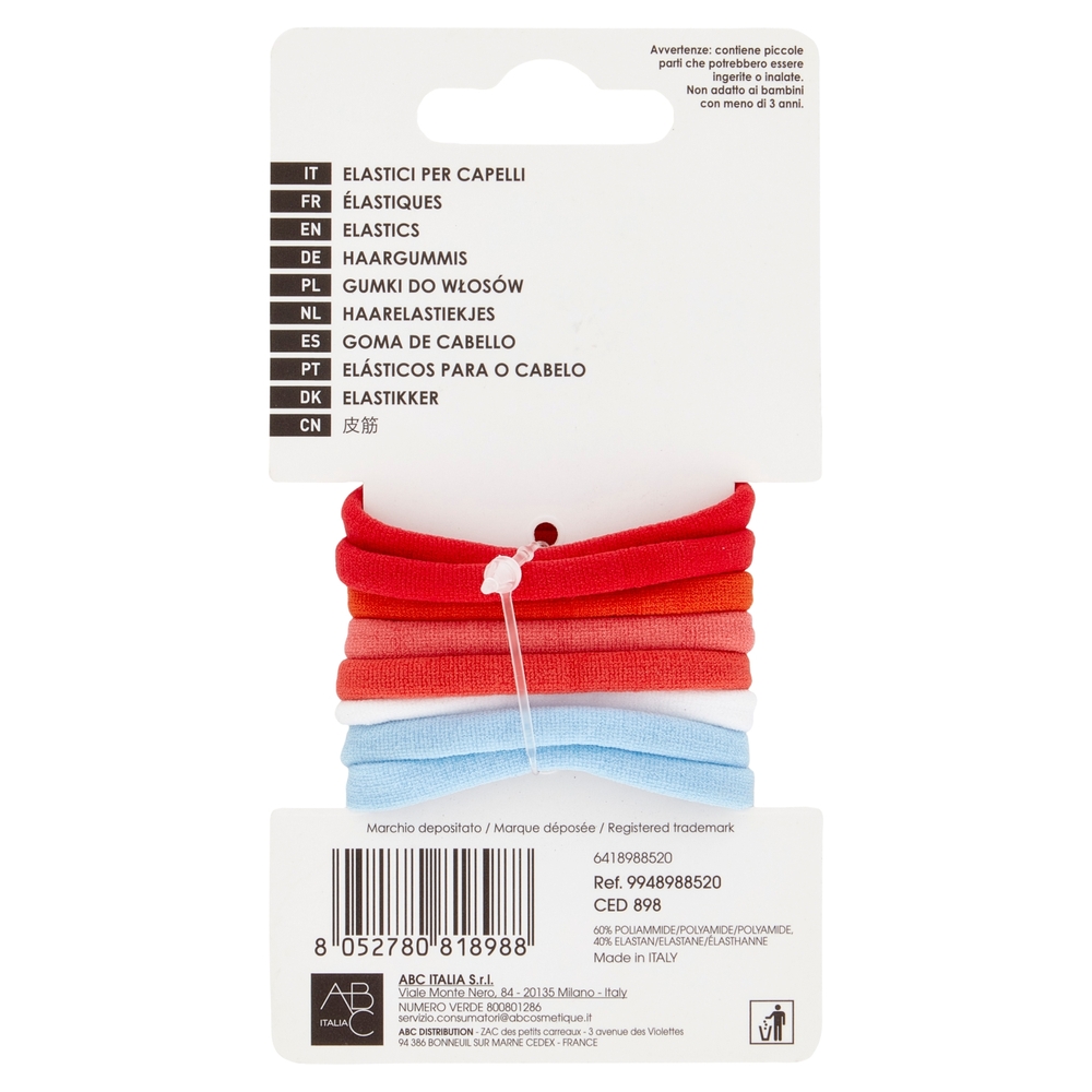 Franck Provost Elastici per Capelli 8 pz